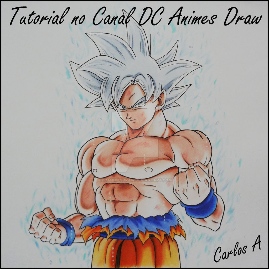 Desenho-Goku Ultra Instinto Completo