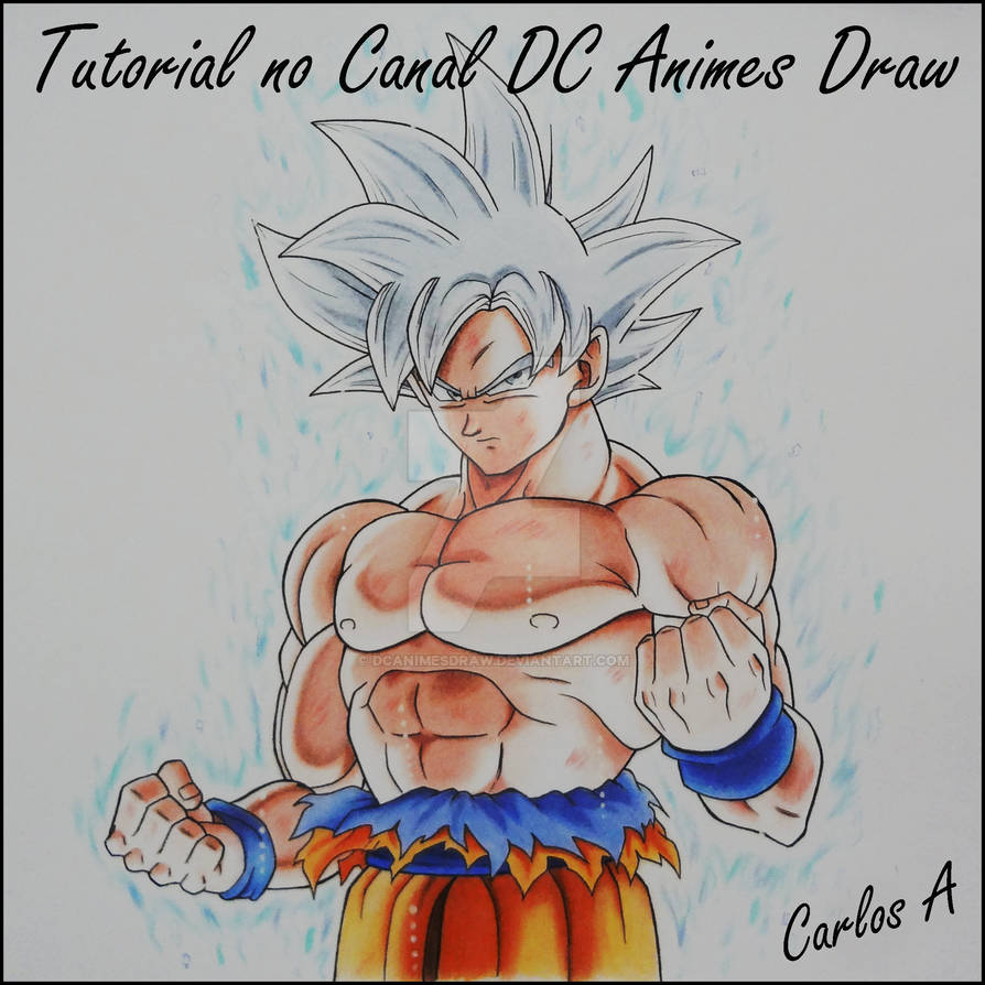 Drawing ✨Goku Ultra Instinct✨ in 1 hour vs. 10 hours 😳 #anime #drawan, drawing