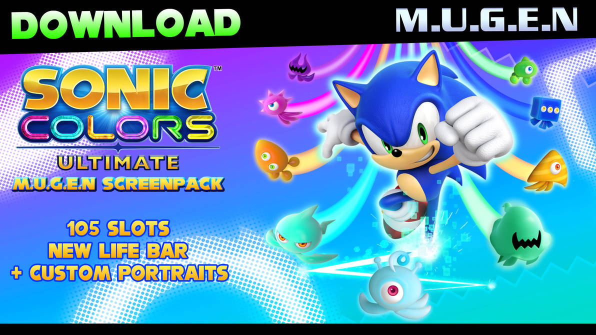 Sonic Colors Ultimate MUGEN Screenpack Download by luan374 on DeviantArt