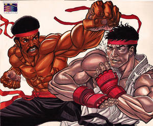 Black Dynamite Vs. Ryu