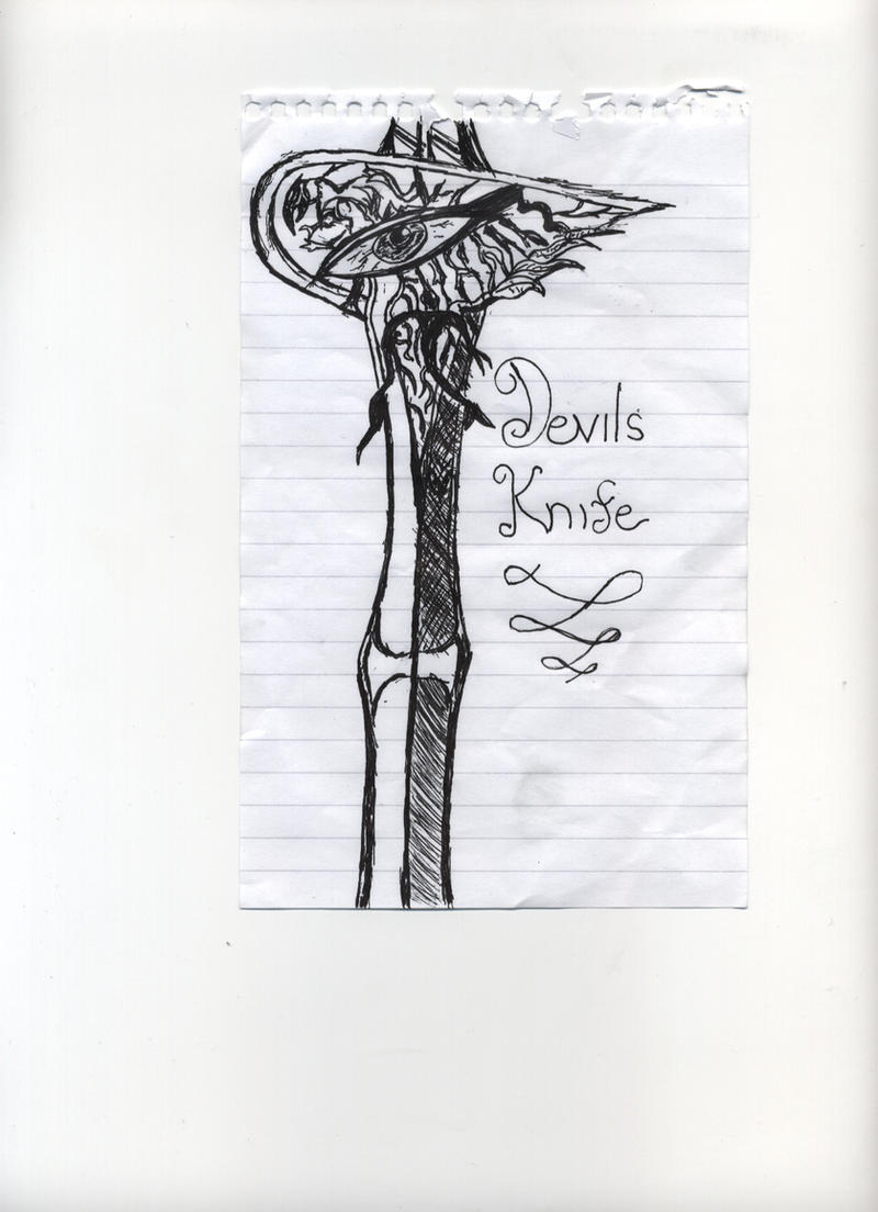 Machete Devil Devils Knife by noguidelines on DeviantArt