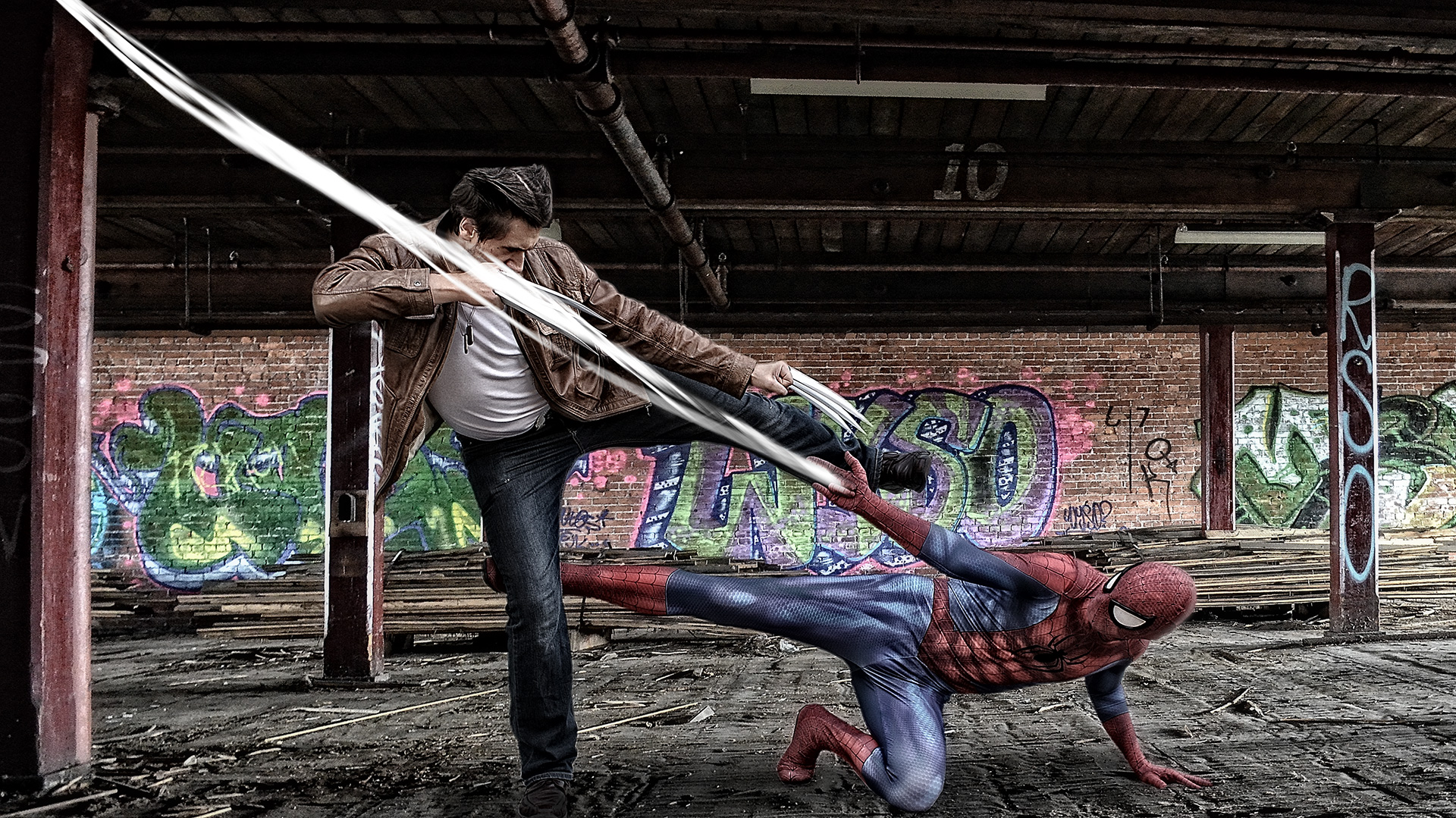 Wolverine vs Spiderman