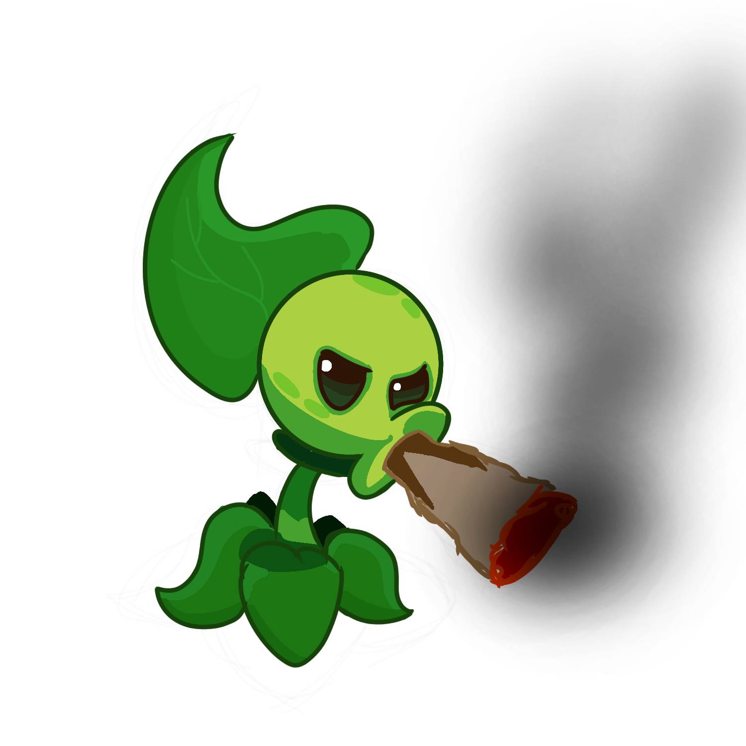 Peashooter in a PvZ 3 ( transparent version ) by Sunflower75 on DeviantArt