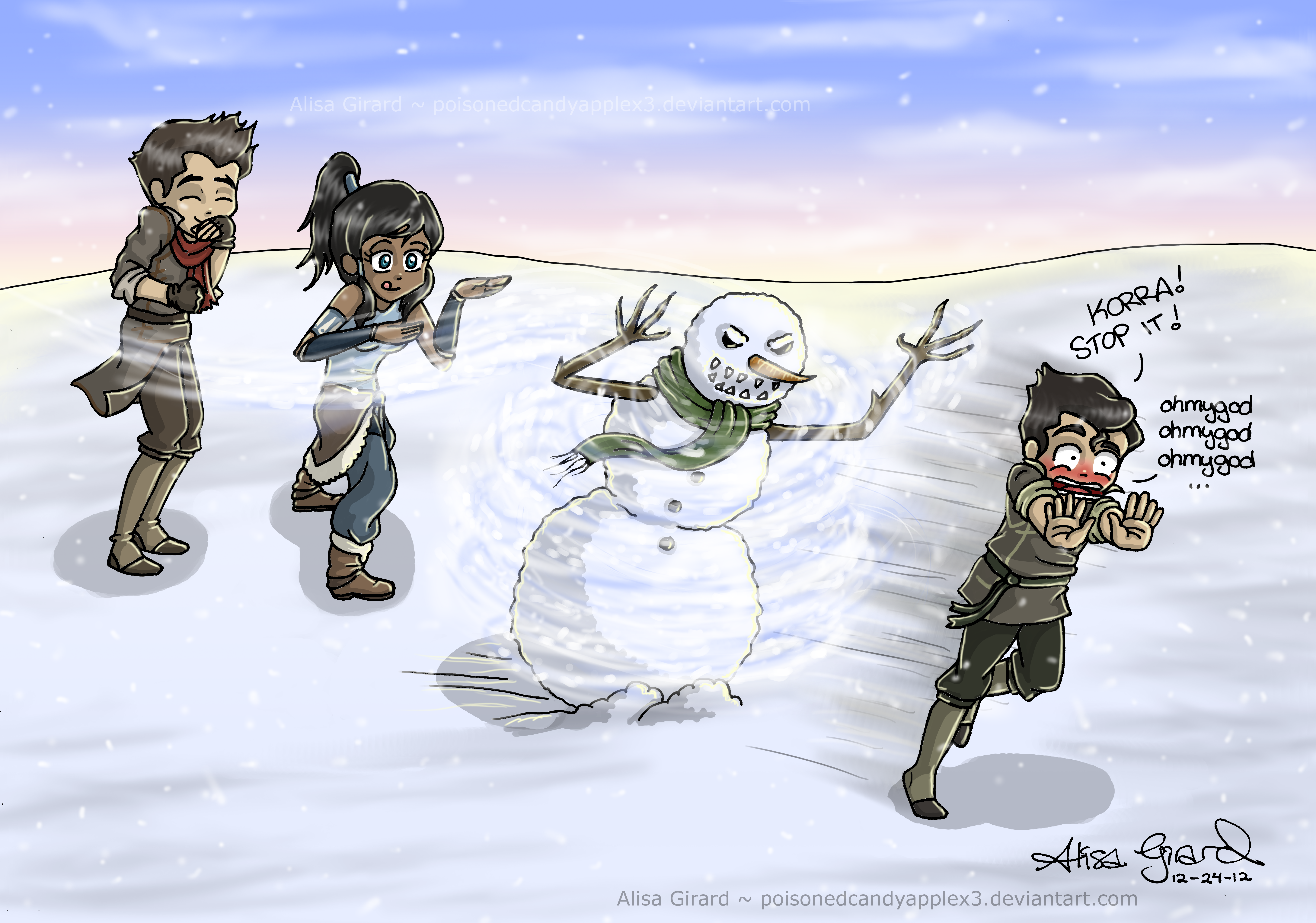 The Legend Of Korra: Snowbending