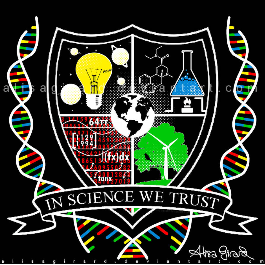 Science Crest: Bio, Chem, Phys, ES, Math by Odie-Farber on DeviantArt