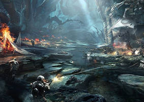 helghast forest battle