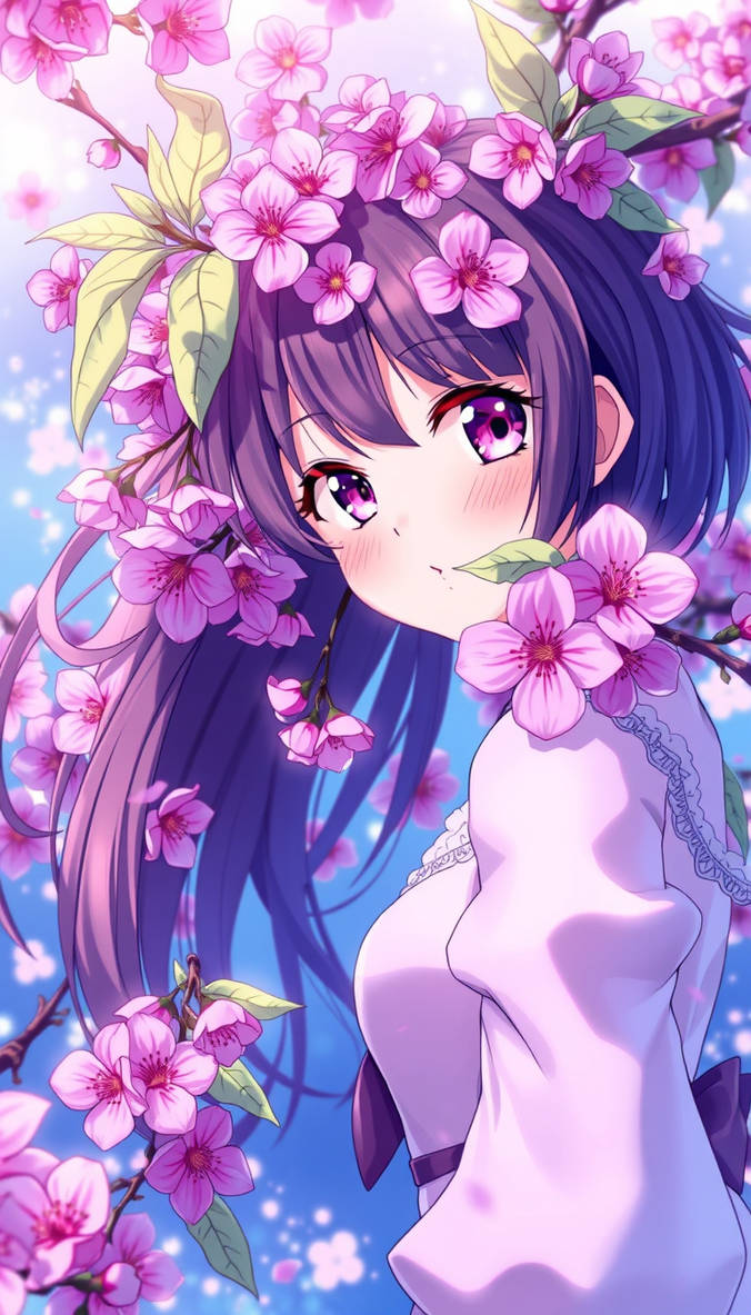 Cherry Purple Blossom