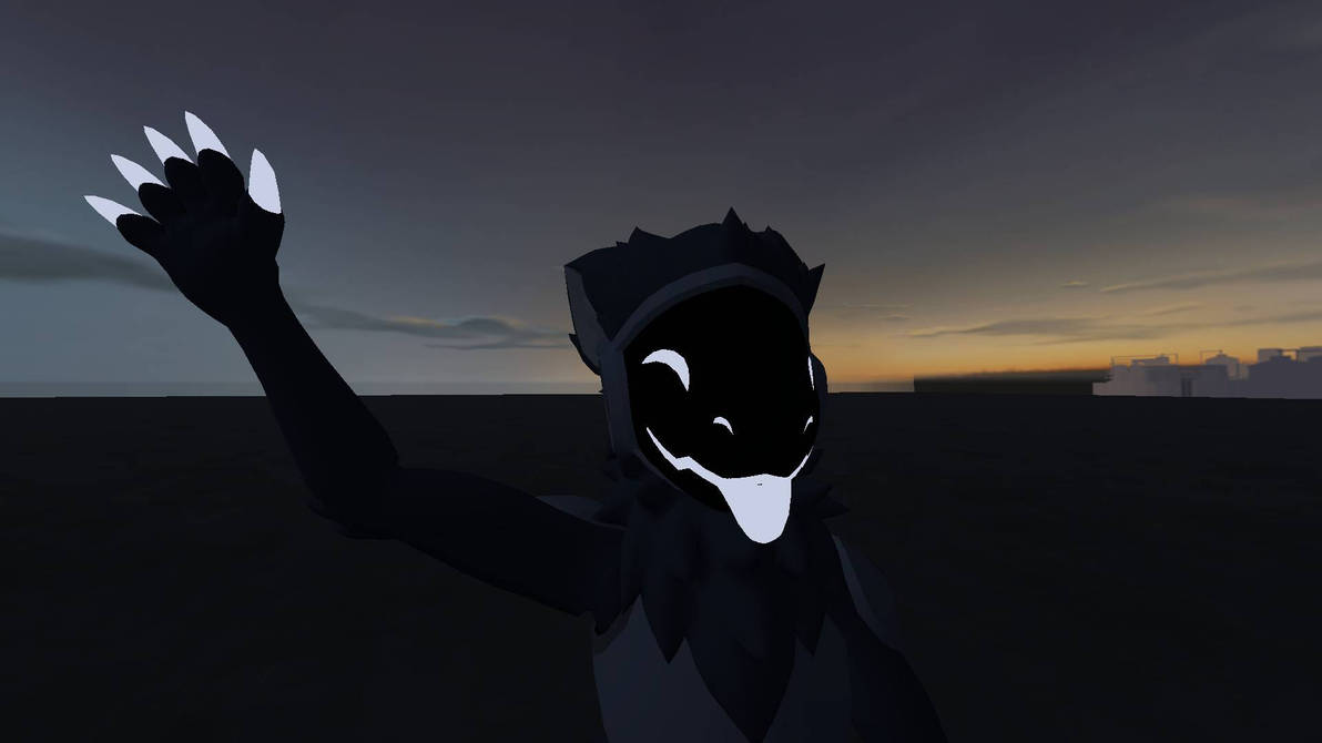 Happy protogen (night version) by artythewhitefox on DeviantArt