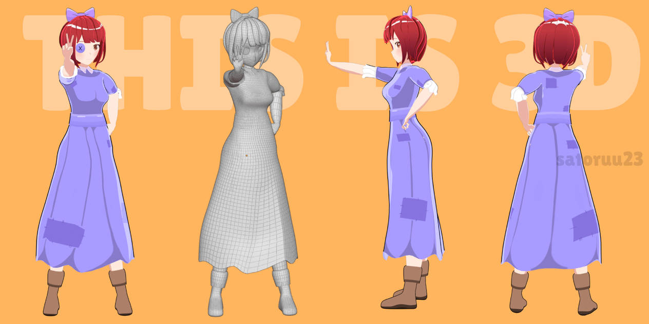 3D Model of Ragatha from The Amazing Digital Circ by satoruuu23 on ...