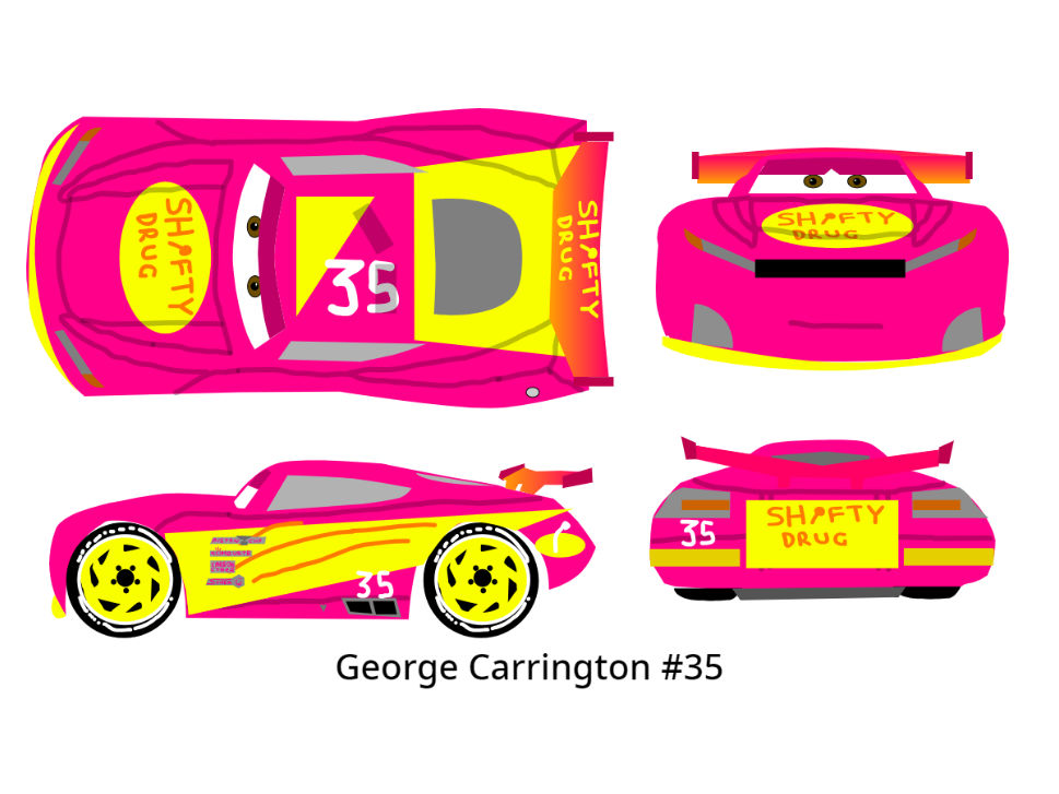Cars 3 Racer - George Carrington by McSpeedster2000 on DeviantArt