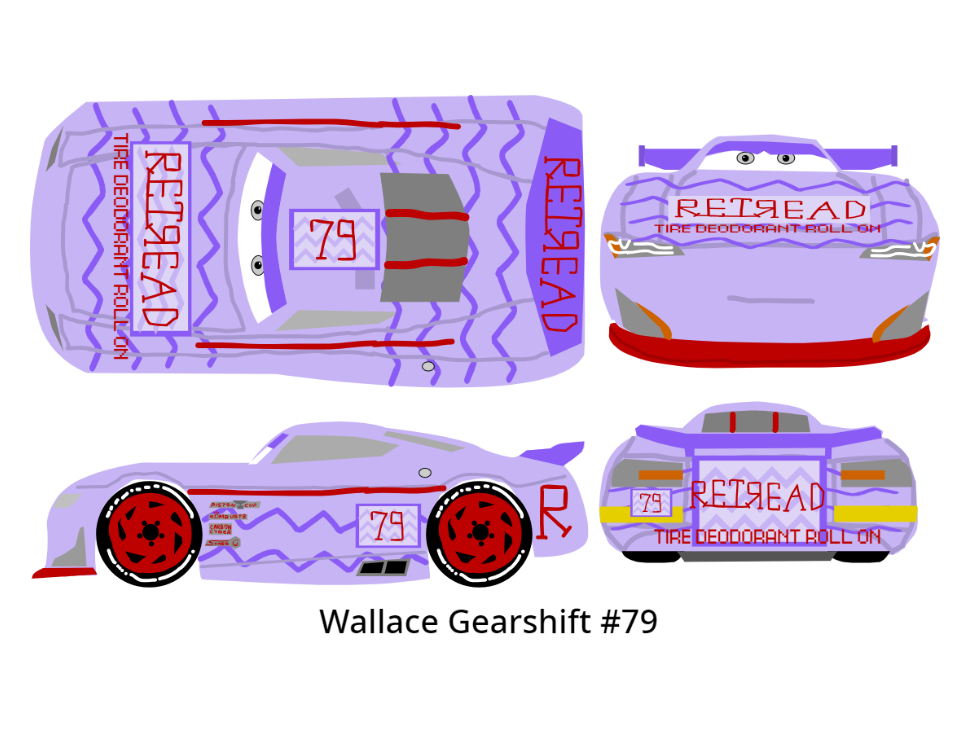 Cars 3 Racer 82 Cars 3 Racer - Wallace Gearshift by McSpeedster2000 on DeviantArt