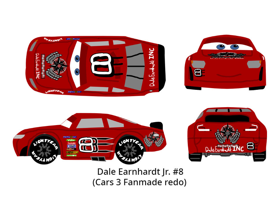 Cars 3 Redo Racer - Dale Earnhardt. Jr by McSpeedster2000 on DeviantArt