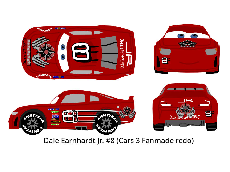 Cars 3 Redo Racer - Dale Earnhardt. Jr by McSpeedster2000 on DeviantArt