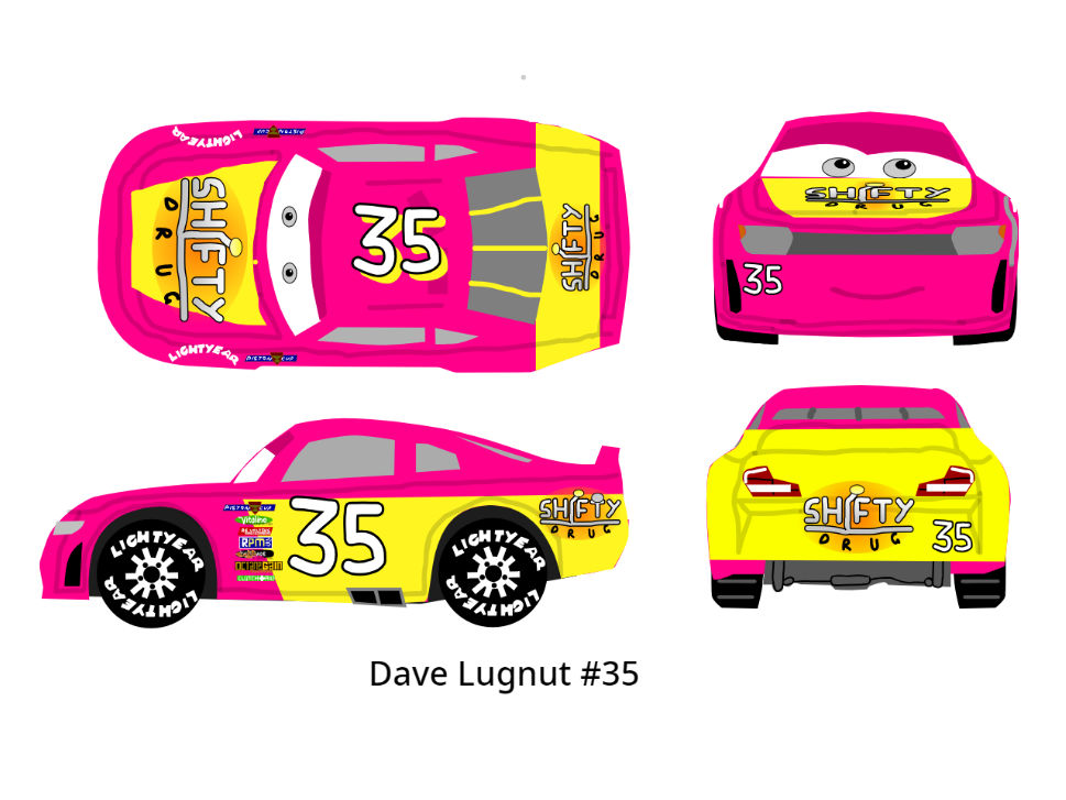 Cars 3 Racer - Dave Lugnut by McSpeedster2000 on DeviantArt