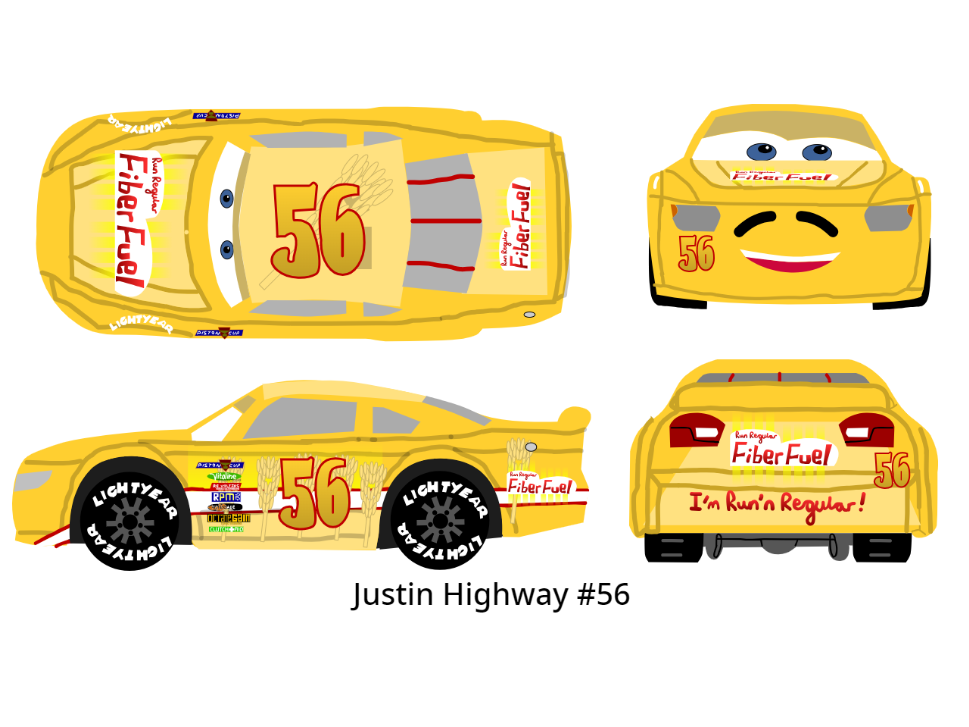 Cars 3 Racer - Justin Highway by McSpeedster2000 on DeviantArt