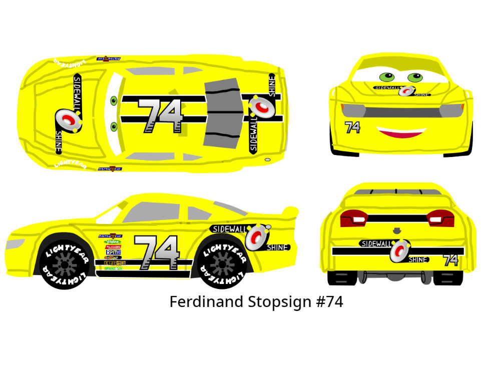 Cars 3 Racer - Ferdinand Stopsign by McSpeedster2000 on DeviantArt