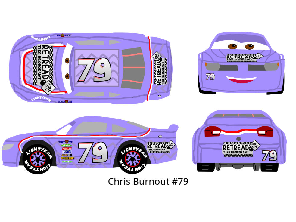Cars 3 Racer - Chris Burnout by McSpeedster2000 on DeviantArt