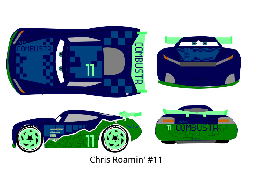 Cars 3 Racer - Chris Roamin' by McSpeedster2000 on DeviantArt