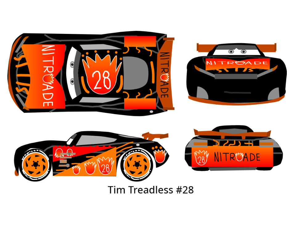 Cars 3 Racer - Tim Treadless by McSpeedster2000 on DeviantArt