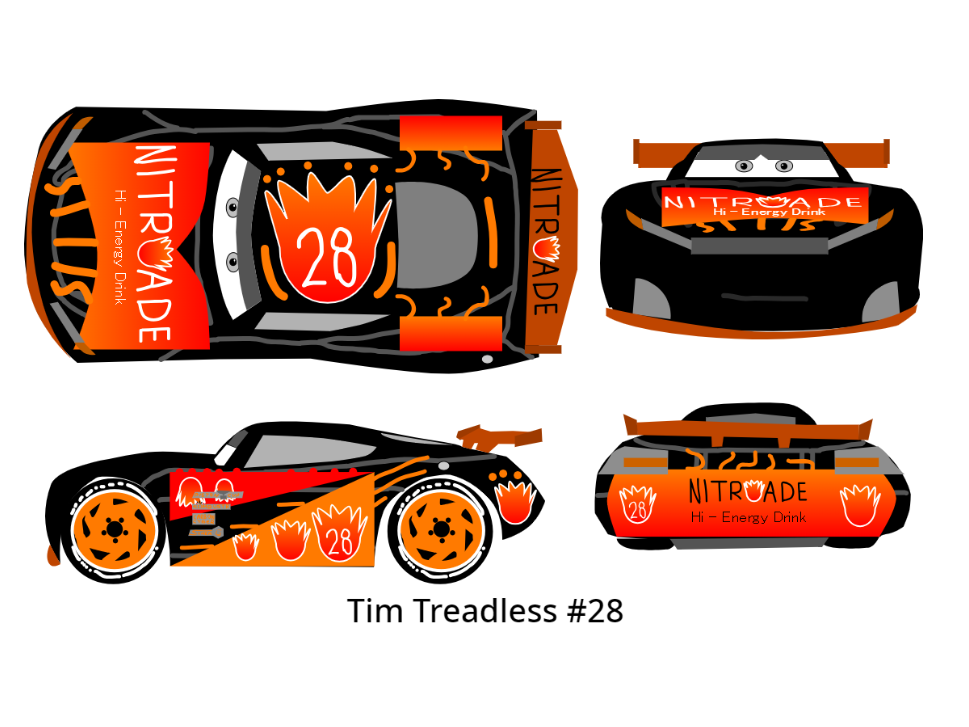 Cars 3 Racer - Tim Treadless by McSpeedster2000 on DeviantArt