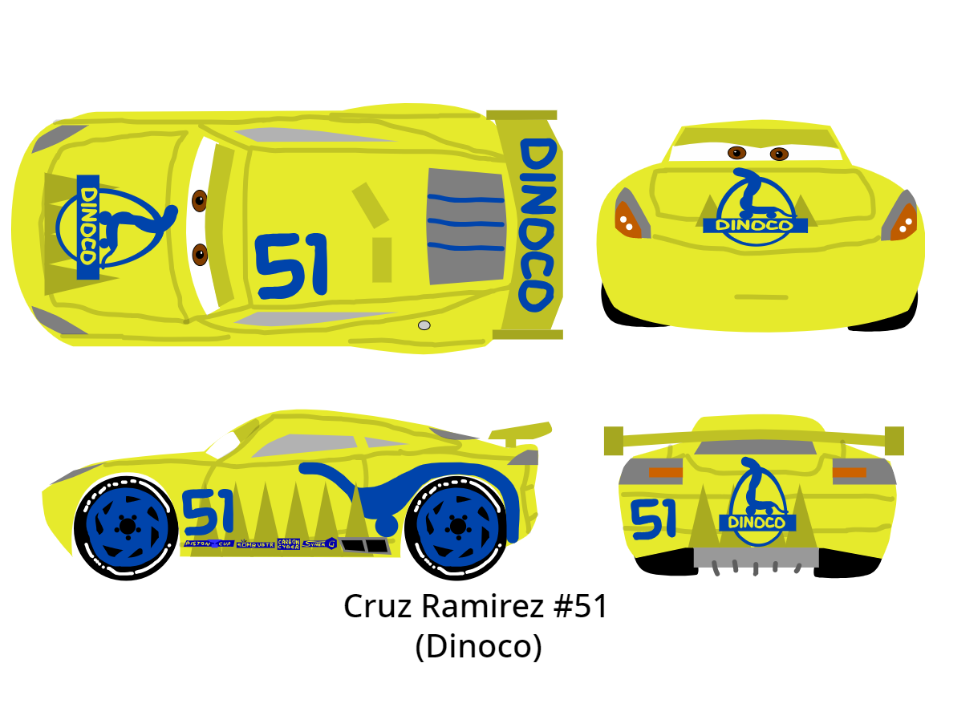 Cars 3 Racer 82 Cars 3 Racer - Dinoco Cruz Ramirez by McSpeedster2000 on DeviantArt