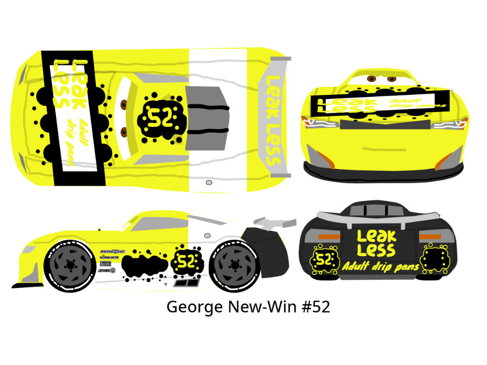 Cars 3 Racer - George New-Win by McSpeedster2000 on DeviantArt
