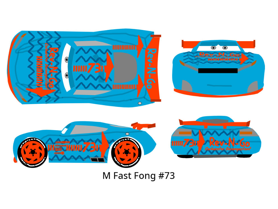 Cars 3 Racer - M Fast Fong by McSpeedster2000 on DeviantArt