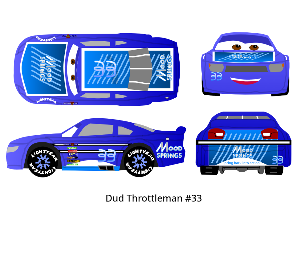 Cars 3 Racer 90 Cars 3 Racer - Dud Throttleman by McSpeedster2000 on DeviantArt