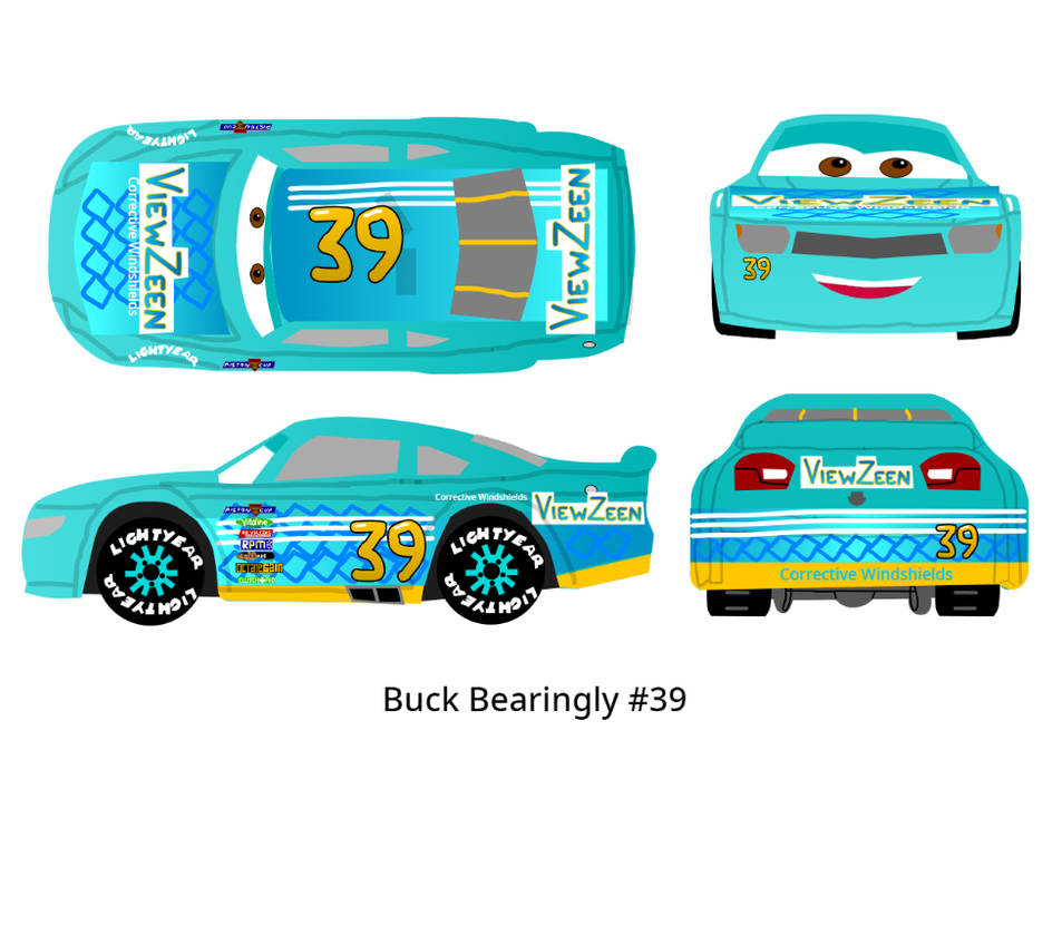 Cars 3 Racer - Buck Bearingly by McSpeedster2000 on DeviantArt