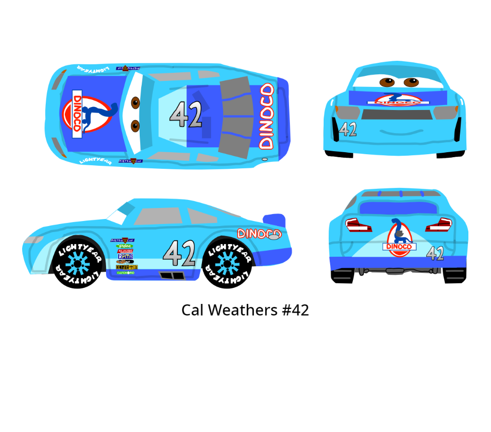 Cars 3 Racer - Cal Weathers by McSpeedster2000 on DeviantArt