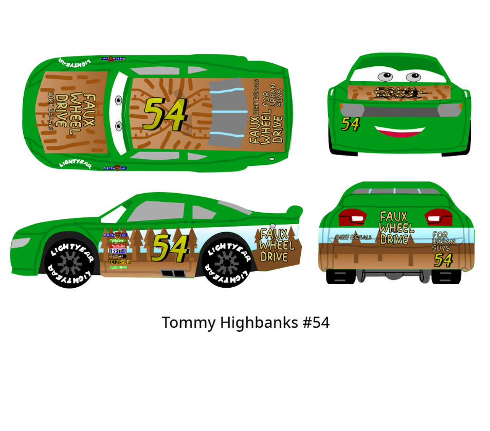 Cars 3 Racer - Tommy Highbanks by McSpeedster2000 on DeviantArt