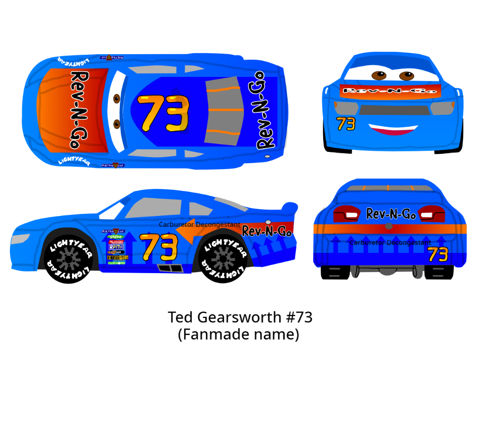Cars 3 Racer - Ted Gearsworth by McSpeedster2000 on DeviantArt