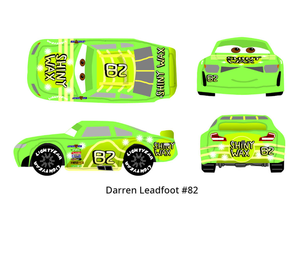 Cars 3 Racer - Darren Leadfoot by McSpeedster2000 on DeviantArt