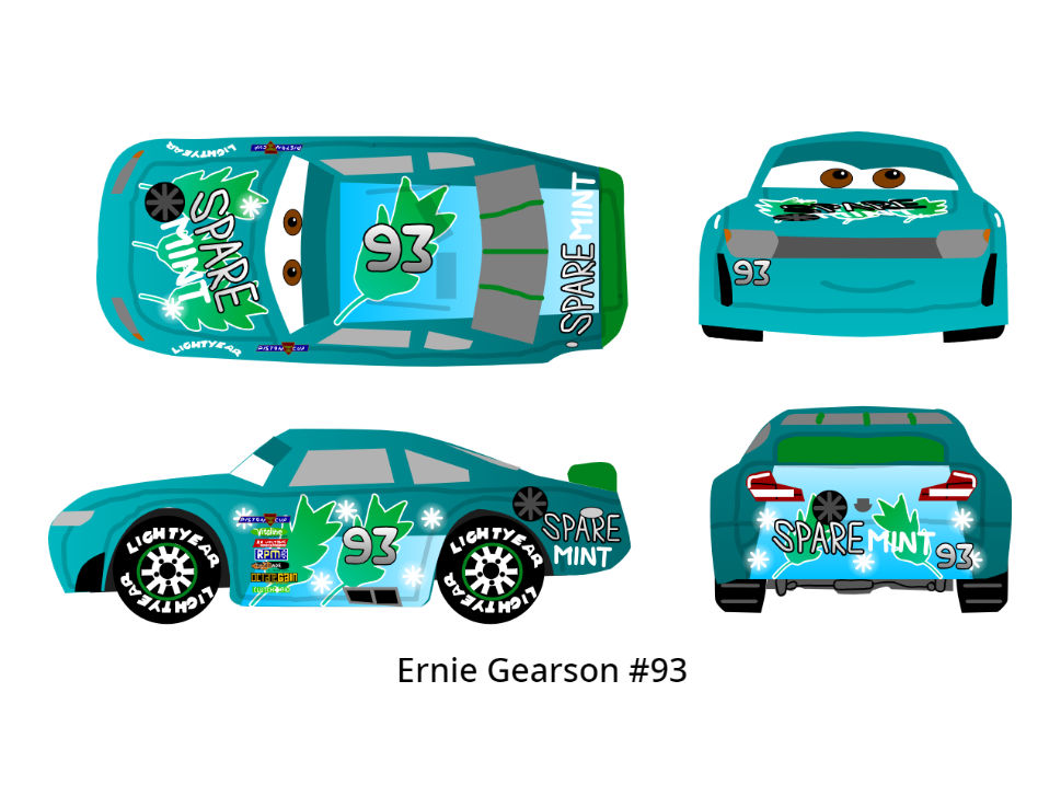 Cars 3 Racer - Ernie Gearson by McSpeedster2000 on DeviantArt