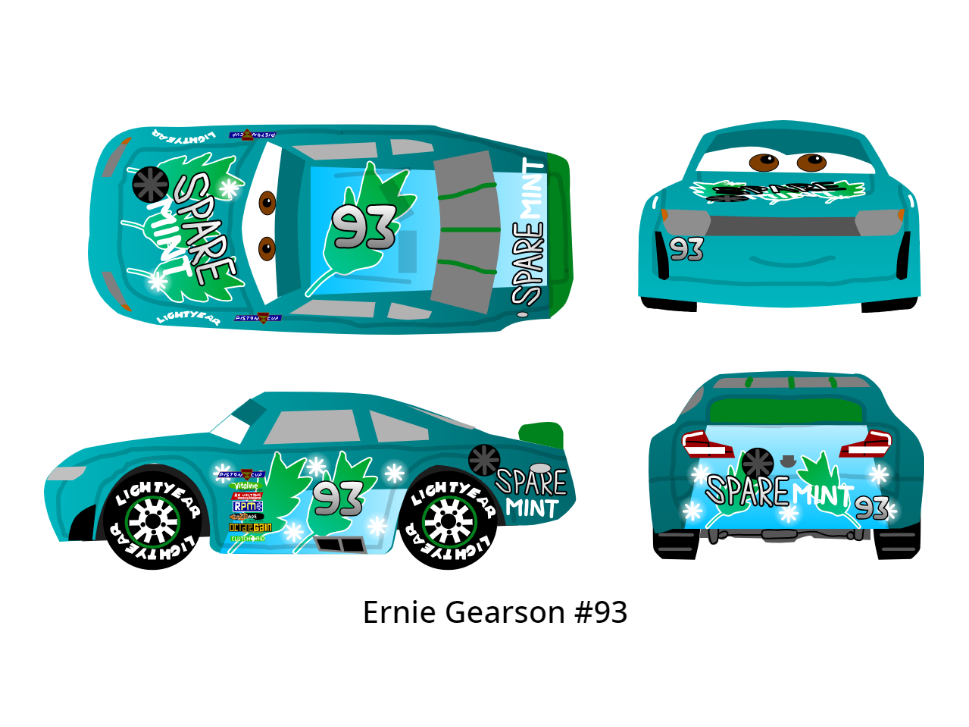 Cars 3 Racer 90 Cars 3 Racer - Ernie Gearson by McSpeedster2000 on DeviantArt