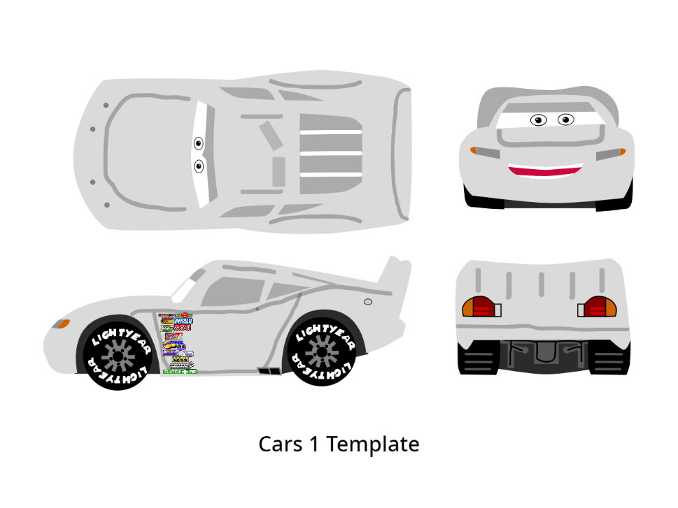 Cars 1 Racer Template 1 by McSpeedster2000 on DeviantArt