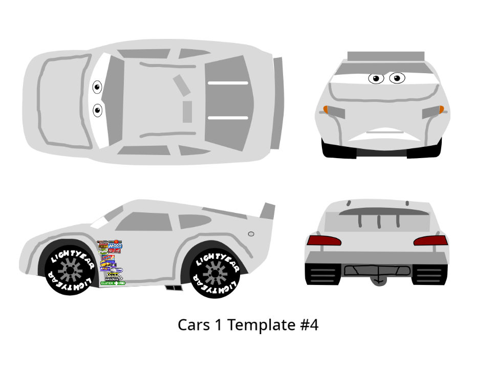 Cars 1 Racer Template 4 by McSpeedster2000 on DeviantArt