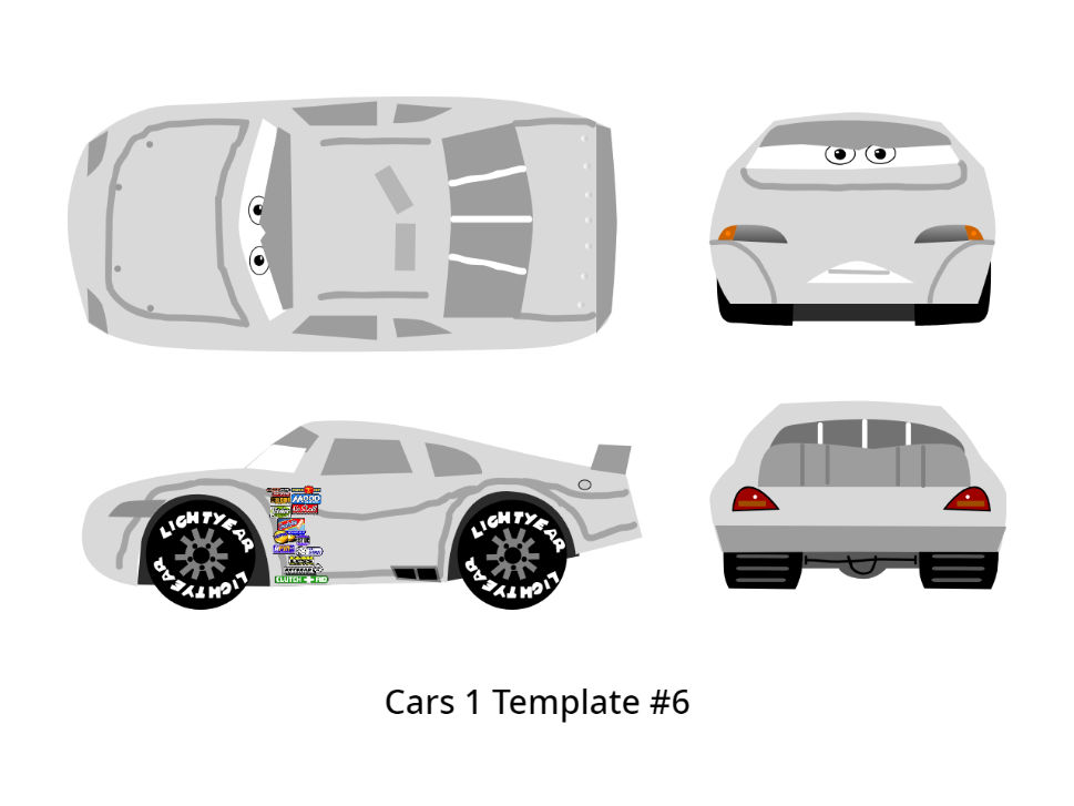 Cars 1 Racer Template 6 by McSpeedster2000 on DeviantArt