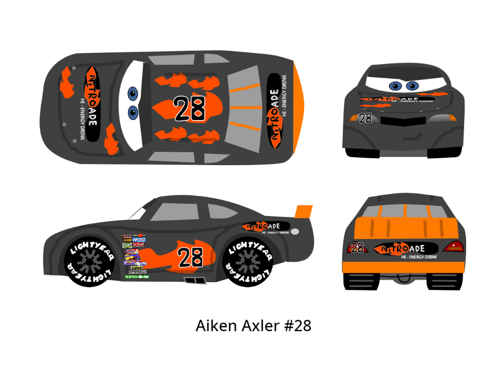 Cars 1 Racer - Aiken Axler by McSpeedster2000 on DeviantArt