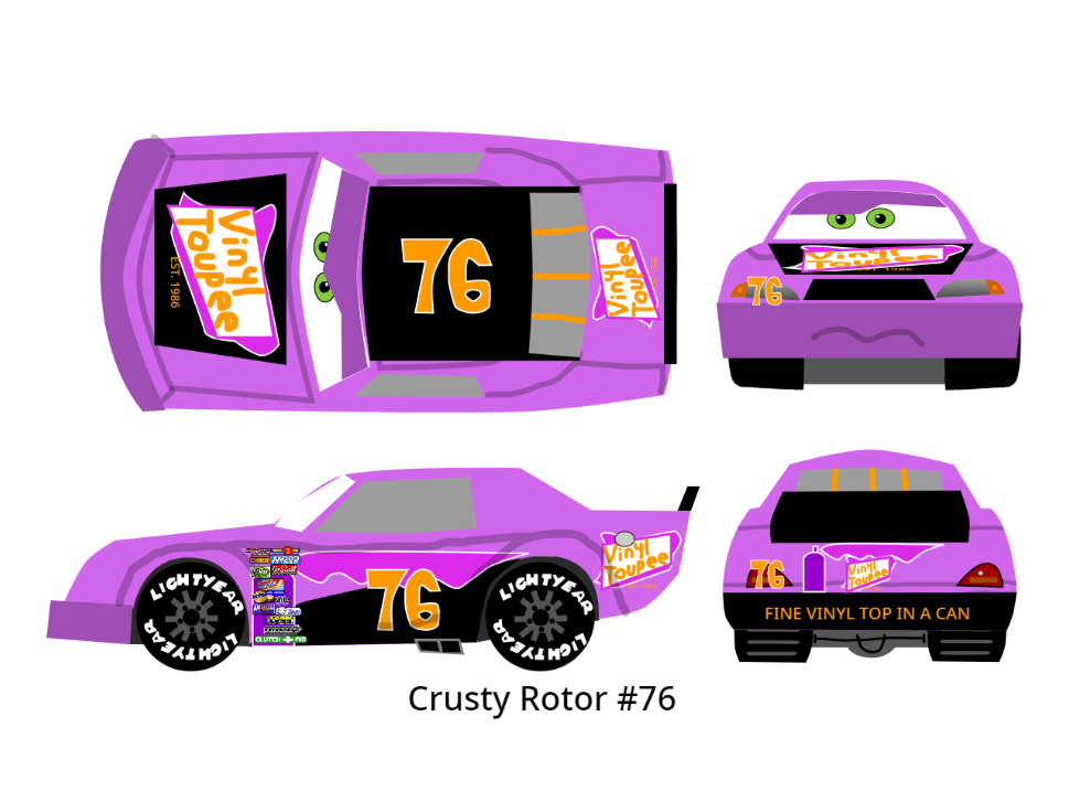 Car Rotor Art Cars 1 Racer - Crusty Rotor by McSpeedster2000 on DeviantArt