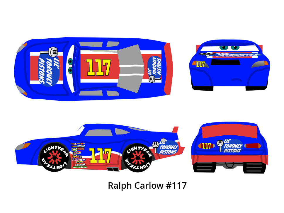 Cars 1 Racer - Ralph Carlow by McSpeedster2000 on DeviantArt