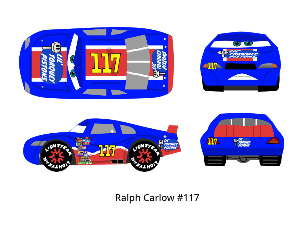 Cars 1 Racer - Ralph Carlow by McSpeedster2000 on DeviantArt