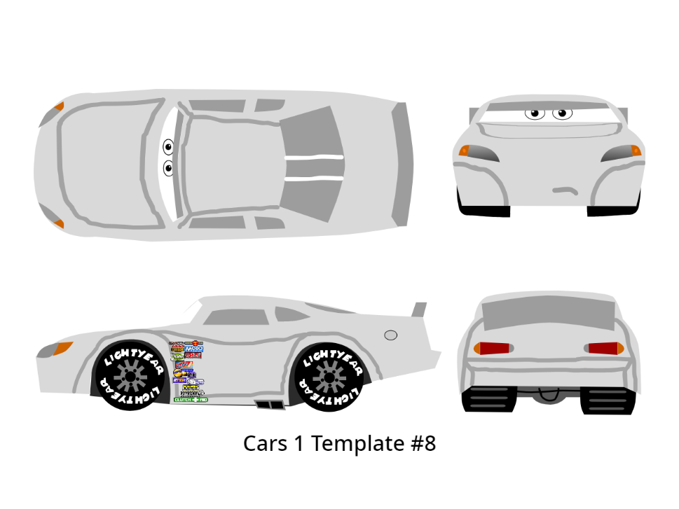 Cars 1 Racer Template 8 by McSpeedster2000 on DeviantArt