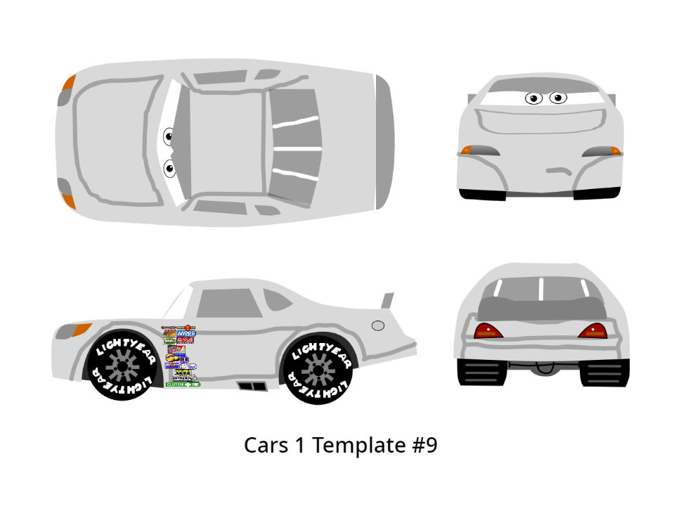 Cars 1 Racer Template 9 by McSpeedster2000 on DeviantArt