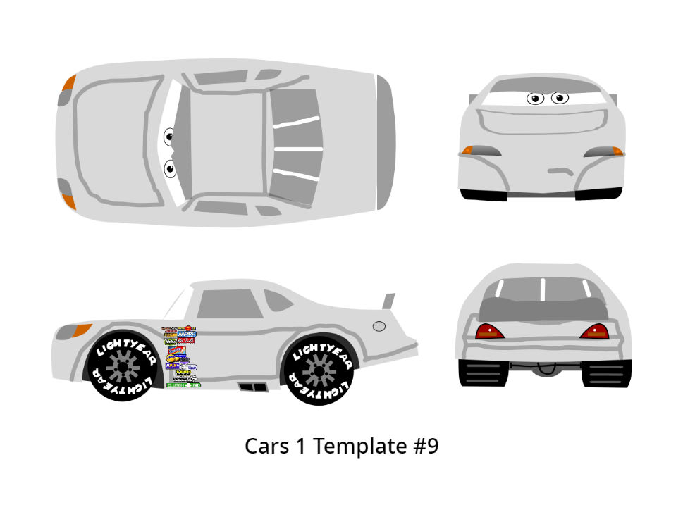 Cars 1 Racer Template 9 by McSpeedster2000 on DeviantArt Cars 1 Racer Template 9 by McSpeedster2000 on DeviantArt