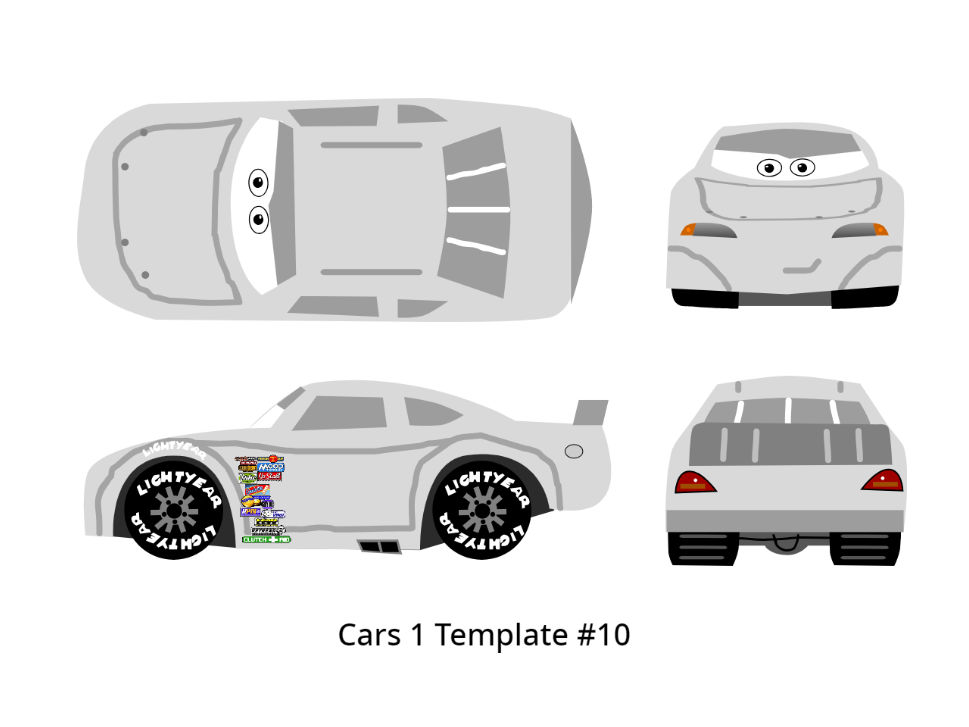 Cars 1 Racer Template 10 by McSpeedster2000 on DeviantArt