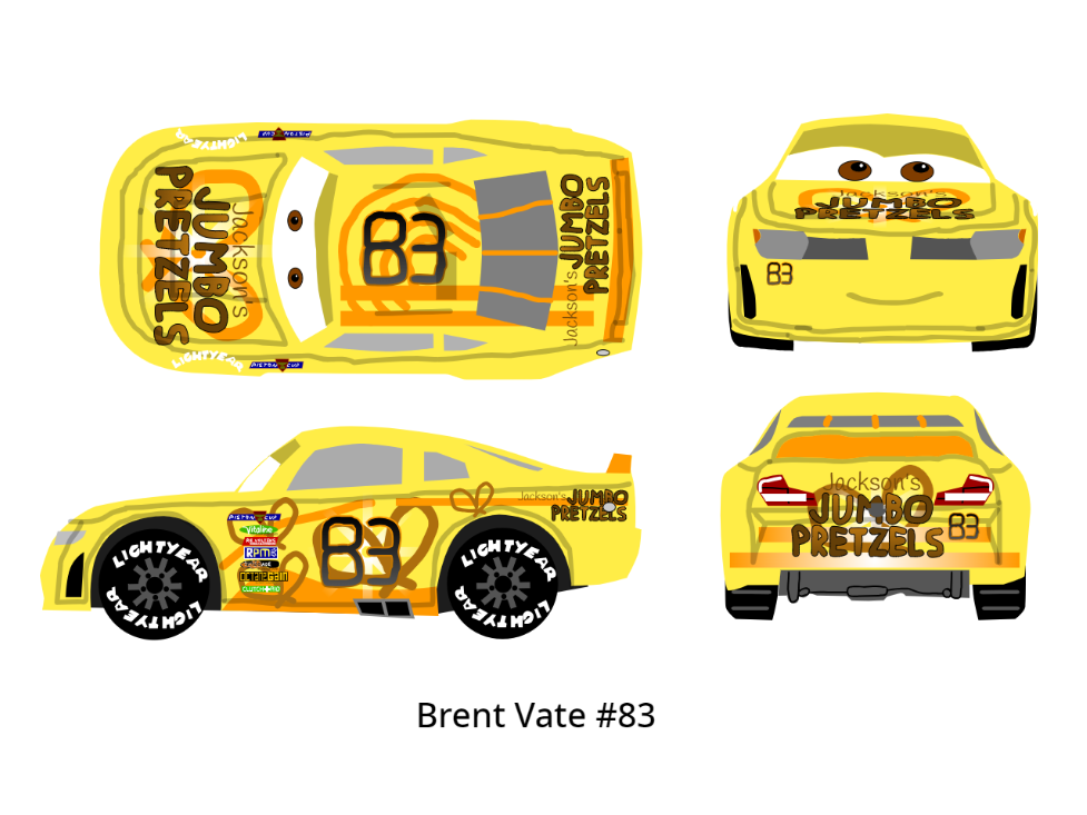 Cars 3 Racer 82 Cars 3 Racer - Brent Vate by McSpeedster2000 on DeviantArt