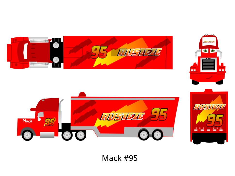 Cars 3 Hauler - Mack by McSpeedster2000 on DeviantArt