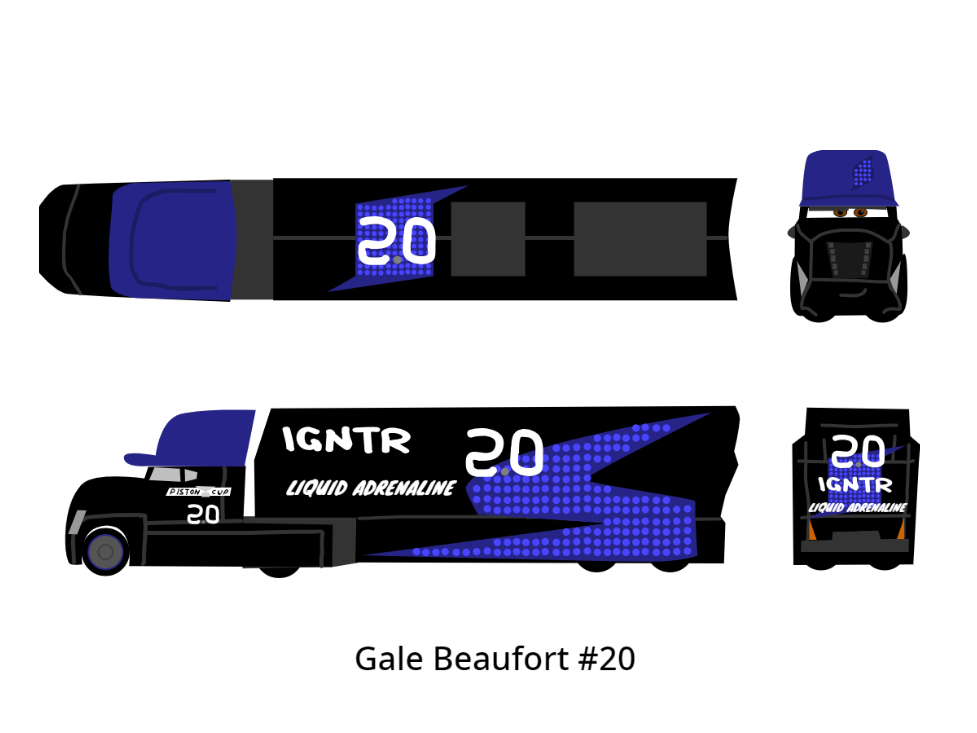 Cars 3 Hauler Gale Beaufort by McSpeedster2000 on DeviantArt