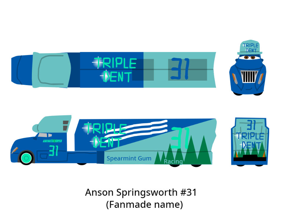 Cars 3 Hauler - Anson Springsworth by McSpeedster2000 on DeviantArt